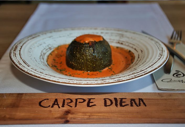 Calabacín plancha- Restaurante - Carpe Diem